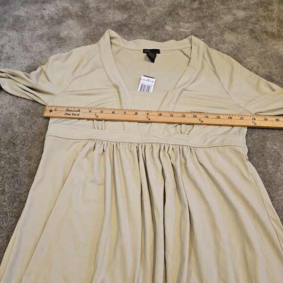 Grace Elements Size Medium Light Sage Pastel Green Blouse Boho NEW NWT Stretchy - Picture 9 of 9